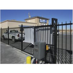 DKS DOORKING Motor para puerta corrediza / Cadena (Incluye 6 metros) / Peso máximo de la puerta 450 Kgs / Baterias de respaldo incluídas /Uso Continuo 9024-080 - La Mejor Opcion by Creative Planet