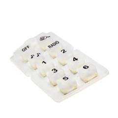FEDERAL SIGNAL Botonera de silicón para micrófono 821-6060 de sirena 202-0141AH 913-39-10