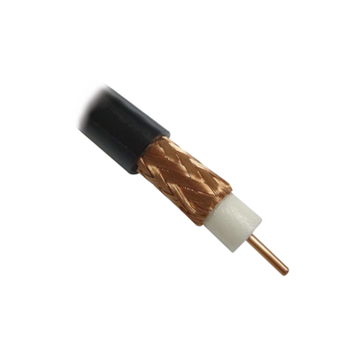 VIAKON Retazo 30 Metros de Cable Coaxial RG6, 305 metros RG6, Malla 96%, Hecho en México MOD: 960130MTS