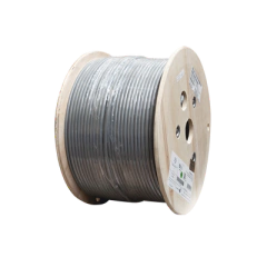 SIEMON Bobina de Cable Blindado F/UTP de 4 Pares, Z-MAX, Cat6A, Soporte de Aplicaciones 10GBase-T, CM, Color Gris, 305m MOD: 9A6M4-A5