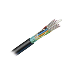 SIEMON Cable de Fibra Óptica de 12 hilos, OSP (Planta Externa), No Armada, Gel, MDPE (Polietileno de media densidad), Monomodo OS2, 1 Metro MOD: 9PE8C012G-E201A