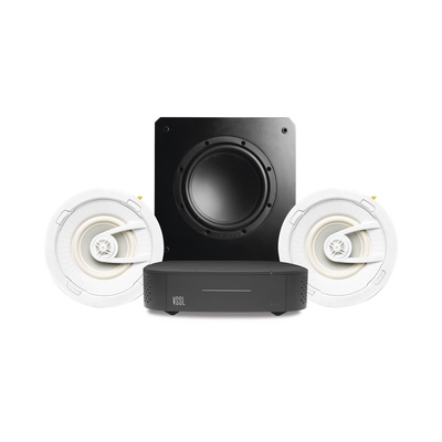 VSSL KIT Amplificador VSSL A1X | 2 Bocinas de Techo TruAudio G72 | Subwoofer SS10 MOD: A1X/GSUB10