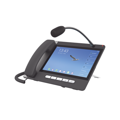 FANVIL Teléfono IP Android 9.0 Empresarial para 20 líneas SIP, pantalla táctil, Wi-Fi y Bluetooth, PoE, hasta 112 botones DSS, puertos Gigabit, soporta recepción de video. MOD: A32I