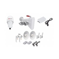 MIMOSA NETWORKS Kit completo para WISP, Kit de A5x y Adaptador TPA-A5X, antena sectorial HG3TPA60 de 60º, y 2 kit C5XPTPKIT3, ideal para hasta 7 km, POEs y Cables de alimentación incluidos. MOD: A5X-RF-KIT-WISP