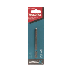 MAKITA Punta phillips de 3-1/2" ( 89mm ) impact-x ph2 del # 2, blister con 1 pieza MOD: A96827