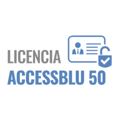 ACCESSPRO Paquete de 50 tarjetas virtuales y servicio de administracion (licencia de 1 año) MOD: ACCESSBLU50