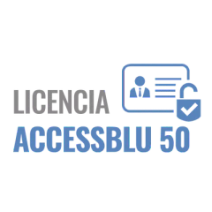 ACCESSPRO Paquete de 50 tarjetas virtuales y servicio de administracion (licencia de 1 año) MOD: ACCESSBLU50