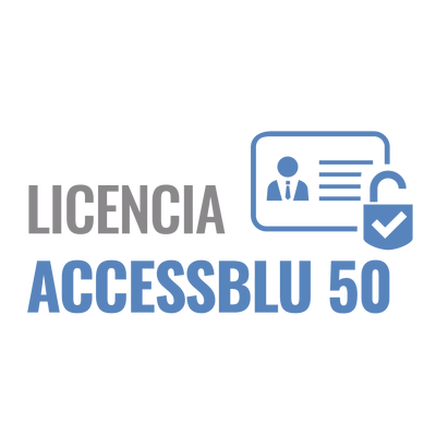 ACCESSPRO Paquete de 50 tarjetas virtuales y servicio de administracion (licencia de 1 año) MOD: ACCESSBLU50