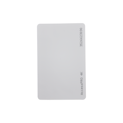 ACCESSPRO Tarjeta MIFARE Classic / Tipo ISO Card / Memoria 4Kb / Imprimible / Frecuencia 13.56 Mhz/ formato CR80 MOD: ACCESS-CARD-M4K