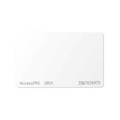 ACCESSPRO Tarjeta Tecnología Dual: RFID (UHF) 900MHz/MIFARE; 13.56MHz Para Oficinas y Estacionamientos ACCESS-DUAL-UM