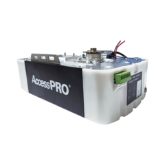 ACCESSPRO Kit Puertas Garage / 1/2HP / Fuerte / 433Mhz / Riel 3mts en Secciones Tipo "T" / 2 Controles Inalámbricos Visera / 1 Control Inalámbrico Pared / Respaldo Energia. MOD: ACCESSFORCE