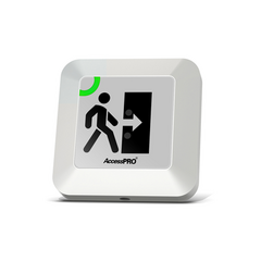 ACCESSPRO Botón de Salida sin Contacto Compatible con Control Remoto / Temporizado / Distancia Ajustable / Diseño Moderno MOD: ACCESSK4DTR