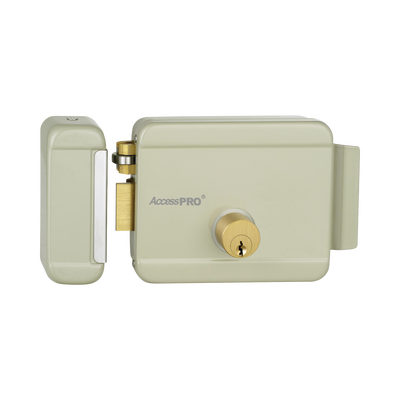 ACCESSPRO Cerradura Eléctrica / Incluye Llave / Exterior / Izquierda MOD: ACCESSRIML