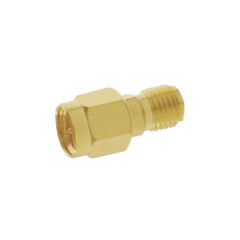 SYSCOM Adaptador en Línea, de Conector SMA Macho a SMA Hembra Inverso, Oro/ Oro/ Teflón. MOD: ACX1247-ND