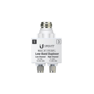 UBIQUITI NETWORKS Duplexer para AF-11FX, banda licenciada de 11 GHz de banda baja (10.700-10.955 GHz y 11.200-11.445 GHz) MOD: AF-11FX-DUP-L
