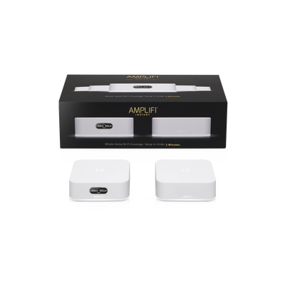 UBIQUITI NETWORKS Kit AmpliFi Instant para Wi-Fi en residencias medianas, incluye 1 Router y 1 repetidor para WiFI Mesh MOD: AFI-INS