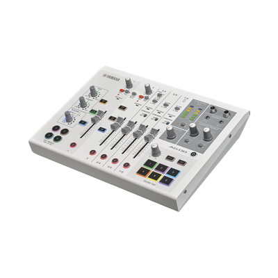 YAMAHA Mezcladora de Audio para Live Streaming | 2 entradas de Mic | Phantom Power | Efectos para voz | Conexión USB a PC AG08W