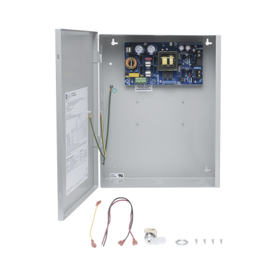 ALTRONIX Fuente de alimentación de 24 Vcc@ 10 A / Con capacidad de baterías de respaldo / 1 salida / Requieren baterías / Voltaje de entrada de : 115 Vca. MOD: AL1024ULX