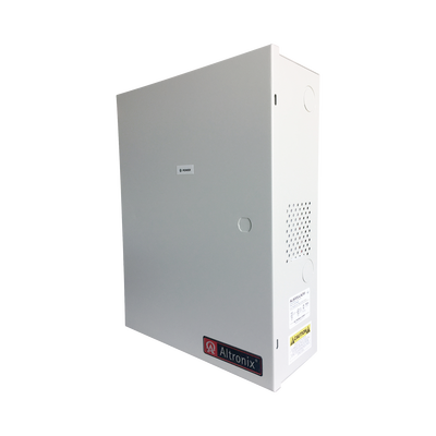 ALTRONIX Fuente de poder ALTRONIX de 12/24 Vcc @ 6 Amper, con capacidad de batería de respaldo, requiere batería, 8 salidas, con voltaje de entrada de 115 Vca MOD: AL600ULACM