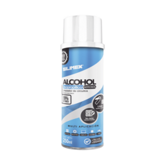 SILIMEX Alcohol Isopropilico en Aerosol para limpieza de equipos de vídeo, fibra óptica, cómputo, y equipo telefónico 250 ml MOD: ALCOHOLS