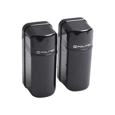 Politec Detector Fotoeléctrico / 120 metros de proteccion / IP65 / Inlcuye bracket de instalacion / Compatible con cualquier panel de alarma / Cableado MOD: ALES120