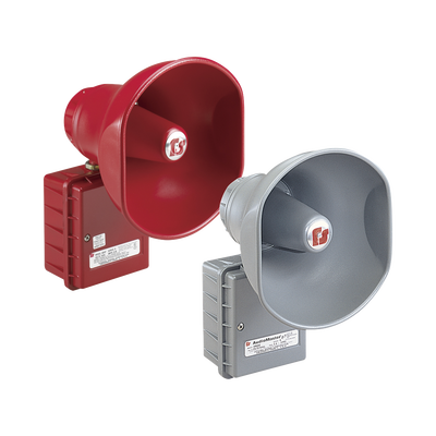 FEDERAL SIGNAL INDUSTRIAL Altavoz de anunciamiento publico audiomaster, 30W, UL, gris MOD: AM302