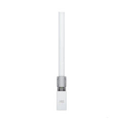 UBIQUITI NETWORKS Antena omnidireccional, potente cobertura de 360°, doble polaridad MIMO 2x2, frecuencia 2 GHz (2.35-2.55 GHz) de 10 dBi MOD: AMO-2G10