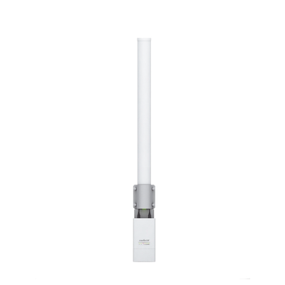 UBIQUITI NETWORKS Antena omnidireccional, potente cobertura de 360°, doble polaridad MIMO 2x2, frecuencia 5 GHz (5.45-5.85 GHz) de 13 dBi MOD: AMO-5G13
