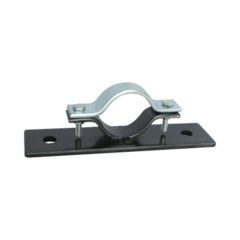 TOTAL GROUND Abrazadera Doble Omega, fabricada en Acero para instalación de mástil de 2" en muros verticales AM-TG/3