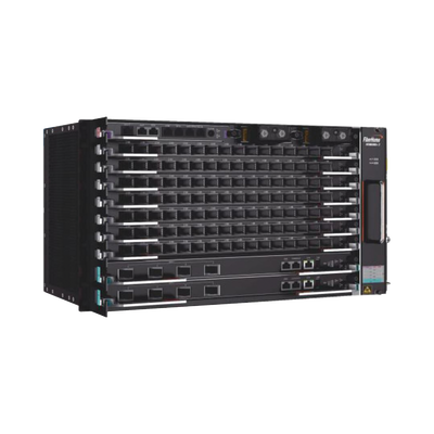 FIBERHOME OLT Carrier Class Modular GPON, 6 Ranuras de Servicio, 1 Tarjeta de Servicio 16 puertos GPON, crecimiento hasta 96 puertos GPON, 6 UR MOD: AN6000-7