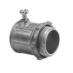 ANCLO Conector de 1/2" para Tubo Pared Delgada con Tornillos Opresores. MOD: ANC-CCL12