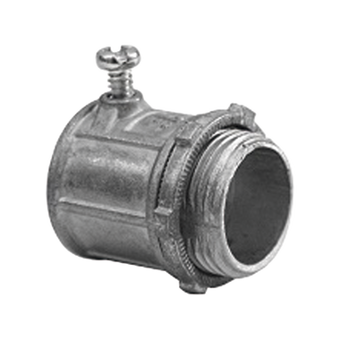 ANCLO Conector de 1/2" para Tubo Pared Delgada con Tornillos Opresores. MOD: ANC-CCL12