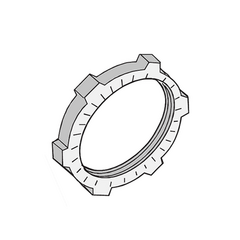ANCLO Contratuerca Metálica Zamac de 4" (100 mm) MOD: ANC-CT400