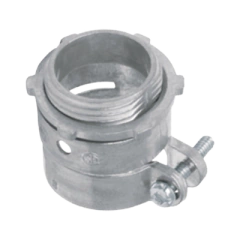 ANCLO Conector recto para tubo flexible de 4" (102 mm). MOD: ANC-FXR400