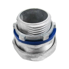 ANCLO Conector Recto para tubo tipo Liquidtight de 1/2" (13 mm). MOD: ANC-HLR-12