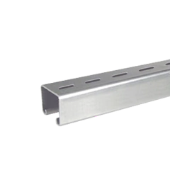 ANCLO Unicanal Perforado 4 x 4 cm x 3 m / Calibre 16 / Galv. Electrolítico MOD: ANC-UOE4X4
