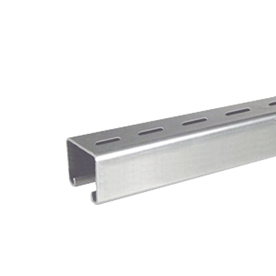 ANCLO Unicanal Perforado 4 x 4 cm x 3 m / Calibre 16 / Galv. Electrolítico MOD: ANC-UOE4X4