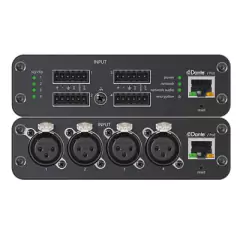 Shure ANI4IN-XLR Interfaz de Red de Audio - Conexión de Red Profesional para tus Dispositivos de Audio en internet
