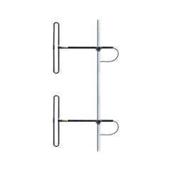 TELEWAVE, INC Antena Base de 2 Dipolos para 138-174 MHz, 3 dB de Ganancia, N Macho MOD: ANT-150D3