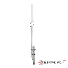 TELEWAVE, INC Antena Colineal de Fibra de vidrio para Base, 167-172.5 MHz, 6 dB, N Hembra. MOD: ANT150F6-7
