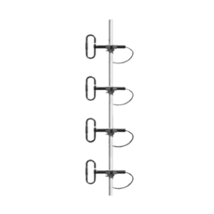 TELEWAVE, INC Antena para Estación Base UHF, 4 Dipolos, 360-450 MHz, N Macho. MOD: ANT-400D6-9