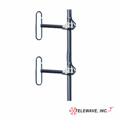 TELEWAVE, INC Antena Base UHF, 2 Dipolos, 406-512 MHz, 500 W, N Macho. MOD: ANT-450D3