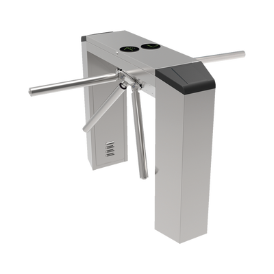 ACCESSPRO Torniquete Industrial en Acero Inoxidable, Bidireccional, Espacio para Lectora de Proximidad MOD: AP2002HD