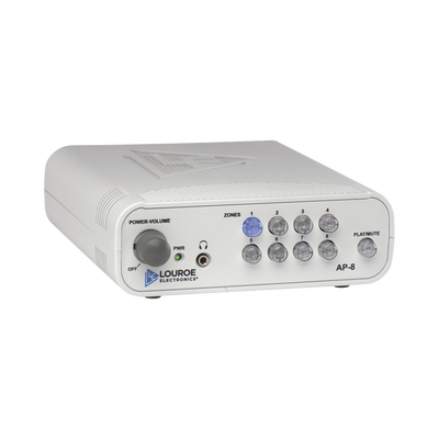 LOUROE ELECTRONICS Estación Base para Monitoreo de Audio / 8 Zonas MOD: AP-8