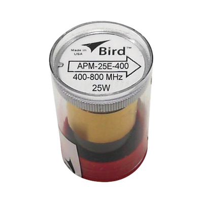 BIRD TECHNOLOGIES Elemento para Wattmetro BIRD APM-16, 400-800 MHz, 25 Watt. MOD: APM-25E-400
