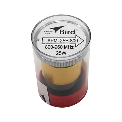 BIRD TECHNOLOGIES Elemento para Wattmetro BIRD APM-16, 800-960 MHz, 25 Watt. MOD: APM-25E-800