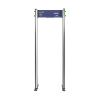 ACCESSPRO Detector de Metales de 18 zonas/ Uso en Interior/Programación con Control Remoto / Contador de Personas MOD: APMESC18