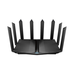TP-LINK Router de juegos de banda triple AC5400 MU-MIMO 1 puerto WAN 10/100/1000 Mbps y 8 puertos LAN 10/100/1000 Mbps, 2 puerto USB 3.0 y 8 antenas. MOD: ARCHERAX90
