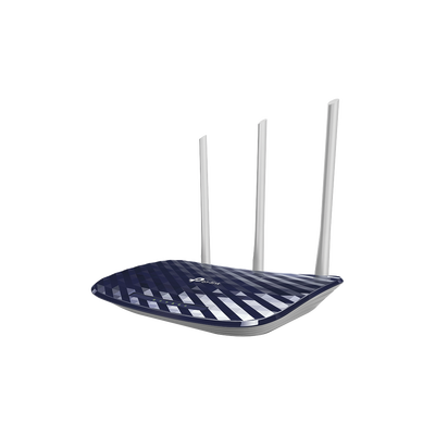 TP-LINK Router Inalámbrico WISP con Configuración de fábrica personalizable, doble banda AC, con antenas de alta ganancia, hasta 733 Mbps, 4 Puertos LAN 10/100 Mbps, 1 Puerto WAN 10/100 Mbps MOD: ARCHER-C20W