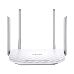 TP-LINK Router Inalámbrico doble banda AC, 2.4 GHz y 5 GHz Hasta 1200 Mbps, 4 antenas externas omnidireccional, 4 Puertos LAN 10/1000 Mbps, 1 Puerto WAN 10/1000 Mbps MOD: ARCHERC5